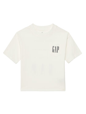 Gap Gap T-Shirt 745250-01 Λευκό Regular Fit