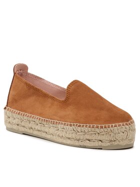 Manebi Espadrile Double Sole Espadrilles R 3.9 D0 Rjava