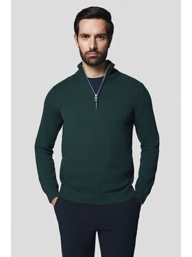 Lancerto Lancerto Sweter Johan SW073224000087 Zielony Regular Fit