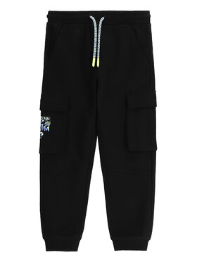 Coccodrillo Coccodrillo Долнище анцуг WC5120102CBK Черен Slim Fit