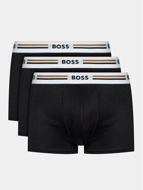 BOSS BOSS Boxer szett Trunk 3P Revive 50492200 Fekete
