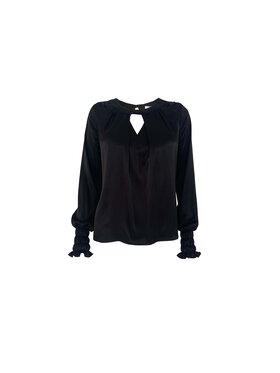 Sandra Stachura Luxury Design Sandra Stachura Luxury Design Bluzka bluzka Czarny Classic Fit