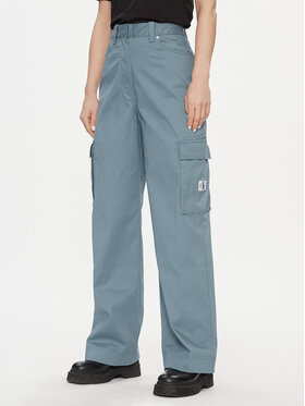 Calvin Klein Jeans Calvin Klein Jeans Cargo nohavice Cargo Pant J20J222607 Modrá Regular Fit