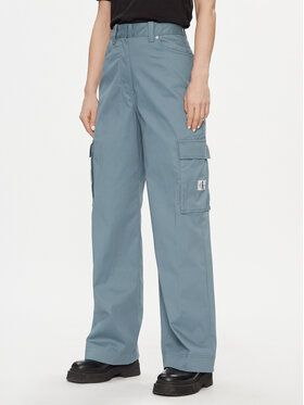 Calvin Klein Jeans Calvin Klein Jeans Pantaloni cargo Cargo Pant J20J222607 Albastru Regular Fit