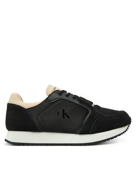 Calvin Klein Jeans Calvin Klein Jeans Sneakers Runner Laceup Low Mg Media YW0YW01644 Negru
