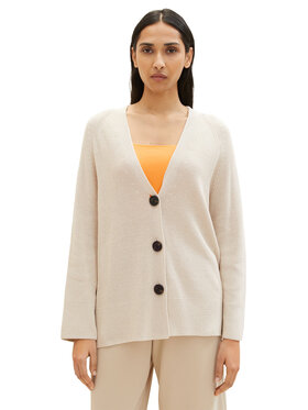Tom Tailor Tom Tailor Pletena jopica 1035305 Écru Regular Fit