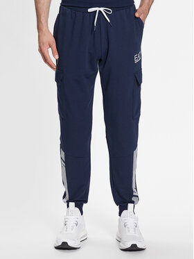 EA7 Emporio Armani EA7 Emporio Armani Teplákové kalhoty 3RPP55 PJLIZ 1554 Tmavomodrá Regular Fit