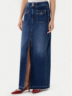 Guess Guess Džínová sukně W5YD63 D5QP3 Modrá Regular Fit