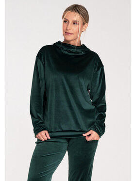 FIGL FIGL Bluza M745 Zielony Regular Fit