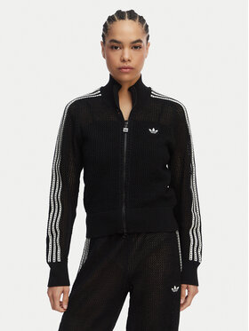 adidas adidas Kardigán KC6497 Čierna Regular Fit