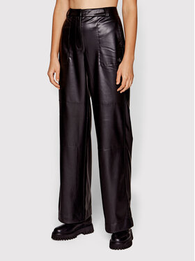 Calvin Klein Jeans Calvin Klein Jeans Pantaloni in similpelle J20J218954 Nero Regular Fit