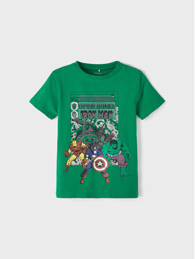 NAME IT NAME IT Tricou MARVEL 13210832 Verde Regular Fit