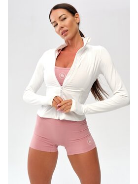 ROUGH RADICAL ROUGH RADICAL Felpa ZOYA ZIP Bianco Slim Fit