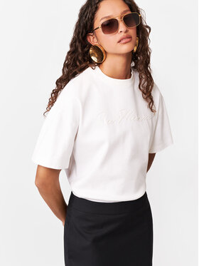 La Mania La Mania T-Shirt MAINE Écru Basic Fit