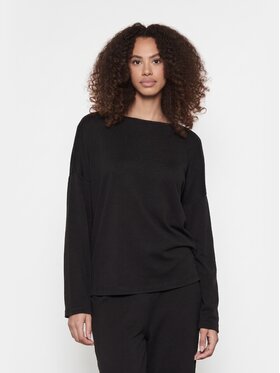 BASICLO BASICLO Longsleeve BSL-007-99 Czarny Regular Fit