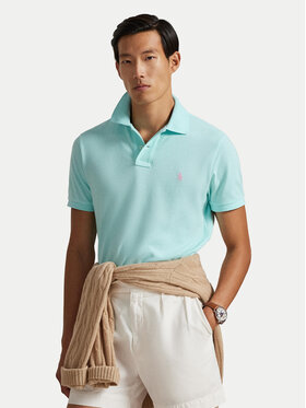 Polo Ralph Lauren Polo Ralph Lauren Poloshirt 710536856500 Türkisfarben Slim Fit