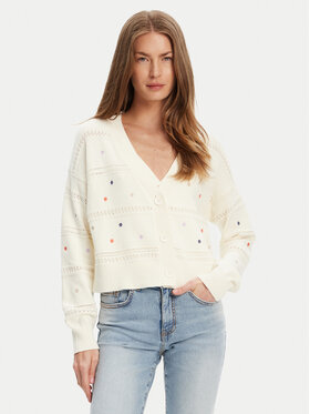 United Colors Of Benetton United Colors Of Benetton Kardigán 10C1E604W Béžová Regular Fit