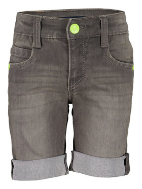 Blue Seven Blue Seven Дънкови шорти 840075 X Сив Regular Fit