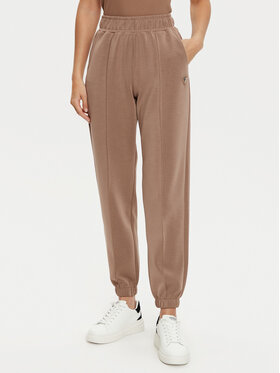Guess Guess Spodnie dresowe V5RB11 KCAY2 Brązowy Regular Fit