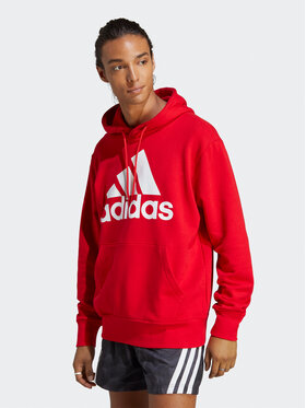 adidas adidas Jopa Essentials French Terry Big Logo Hoodie IC9365 Rdeča Regular Fit