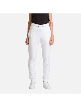 Rossignol Rossignol Spodnie dresowe W Logo Pant Ft Biały Regular Fit