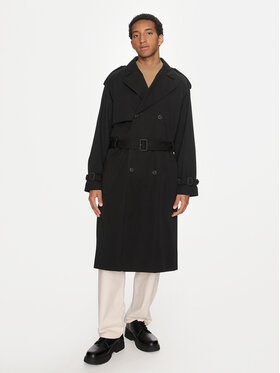 Hugo Trench Merlyn2431 50516762 Crna Relaxed Fit