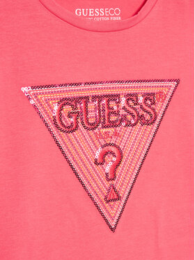 Guess T-shirt K3GI07 K6YW1 Ružičasta Boxy Fit