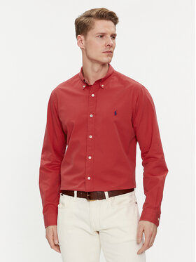 Polo Ralph Lauren Polo Ralph Lauren Риза 710937993002 Червен Regular Fit