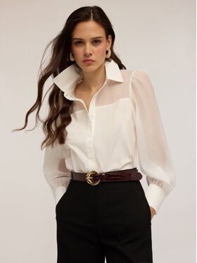 Motivi Motivi Camicia 5261Q000851N011 Bianco Regular Fit