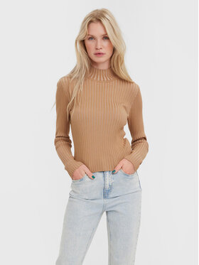 Vero Moda Vero Moda Пуловер Willow 10271000 Бежов Slim Fit