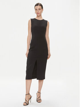 Trussardi Trussardi Φόρεμα καθημερινό 56D00743 Μαύρο Regular Fit
