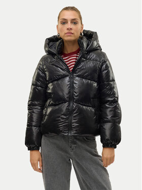 Vero Moda Vero Moda Μπουφάν χειμωνιάτικο Uppsashiny 10319303 Μαύρο Regular Fit