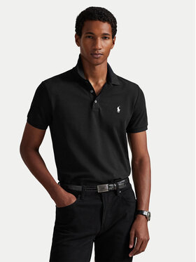 Polo Ralph Lauren Polo Ralph Lauren Polo marškinėliai 710941439040 Juoda Custom Slim Fit