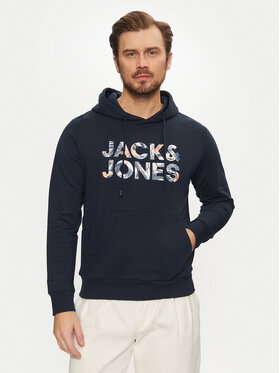 Jack&Jones Jack&Jones Džemperis ar kapuci Bryan 12268128 Tumši zils Relaxed Fit