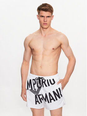 Emporio Armani Underwear Kopalne Hlače 211740 3R424 93410 Bela Regular Fit