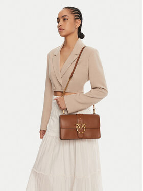 PINKO PINKO Käekott Love One Classic ST.CL Al 25-26 PLTT 105857 A0F1 Pruun