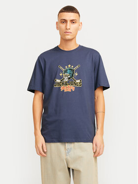 Jack&Jones Jack&Jones T-shirt Eight Skull 12264841 Tamnoplava Standard Fit