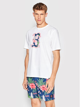 Hurley Marškinėliai Boston Redsox MTS0030760 Balta Regular Fit