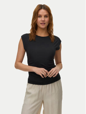 Vero Moda Vero Moda Marškinėliai Avasarah 10342876 Juoda Slim Fit