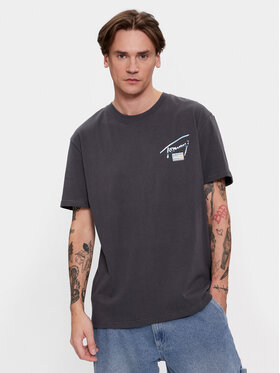 Tommy Jeans Tommy Jeans Tricou Metallic DM0DM18283 Gri Regular Fit