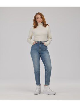 Lee Cooper Lee Cooper Jeansy MATEA Niebieski Mom Fit