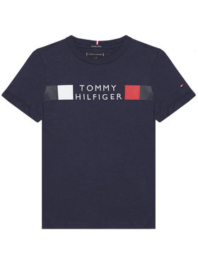 Tommy Hilfiger Tommy Hilfiger Tričko Global Stripe Tee KB0KB06096 D Tmavomodrá Regular Fit