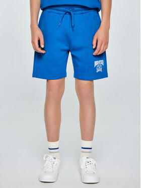 BIG STAR BIG STAR Szorty materiałowe BARON Niebieski Basic Fit