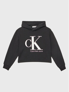 Calvin Klein Jeans Calvin Klein Jeans Bluza Reveal Monogram IG0IG01934 Czarny Regular Fit