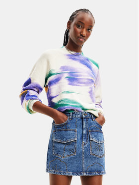 Desigual Desigual Sweater 23WWJF04 Ekru Regular Fit