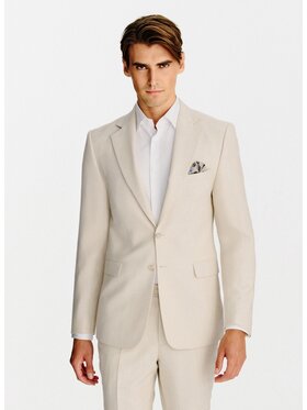 Pako Lorente Pako Lorente Marynarka P26SF-3G-023 Beżowy Slim Fit