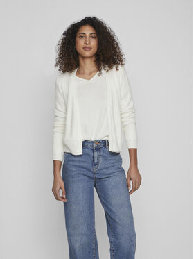 Vila Vila Cardigan Ril 14060800 Bianco Regular Fit
