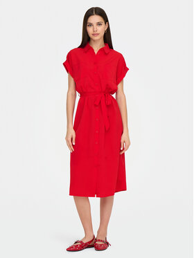 ONLY ONLY Marškinių tipo suknelė Hannover 15191953 Raudona Regular Fit