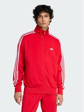 adidas adidas Bluza FIREBIRD Czerwony Loose Fit