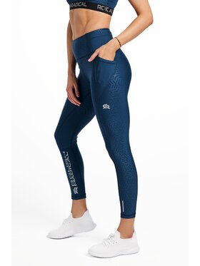 ROUGH RADICAL ROUGH RADICAL Legginsy SPEED X Granatowy Slim Fit